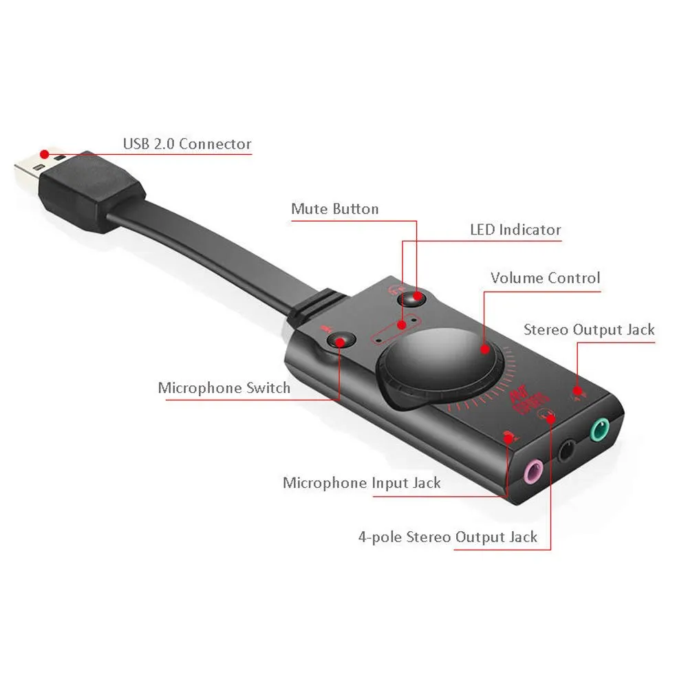 Ant Esports USB Sound Card 7.1 (Open Box) view 5